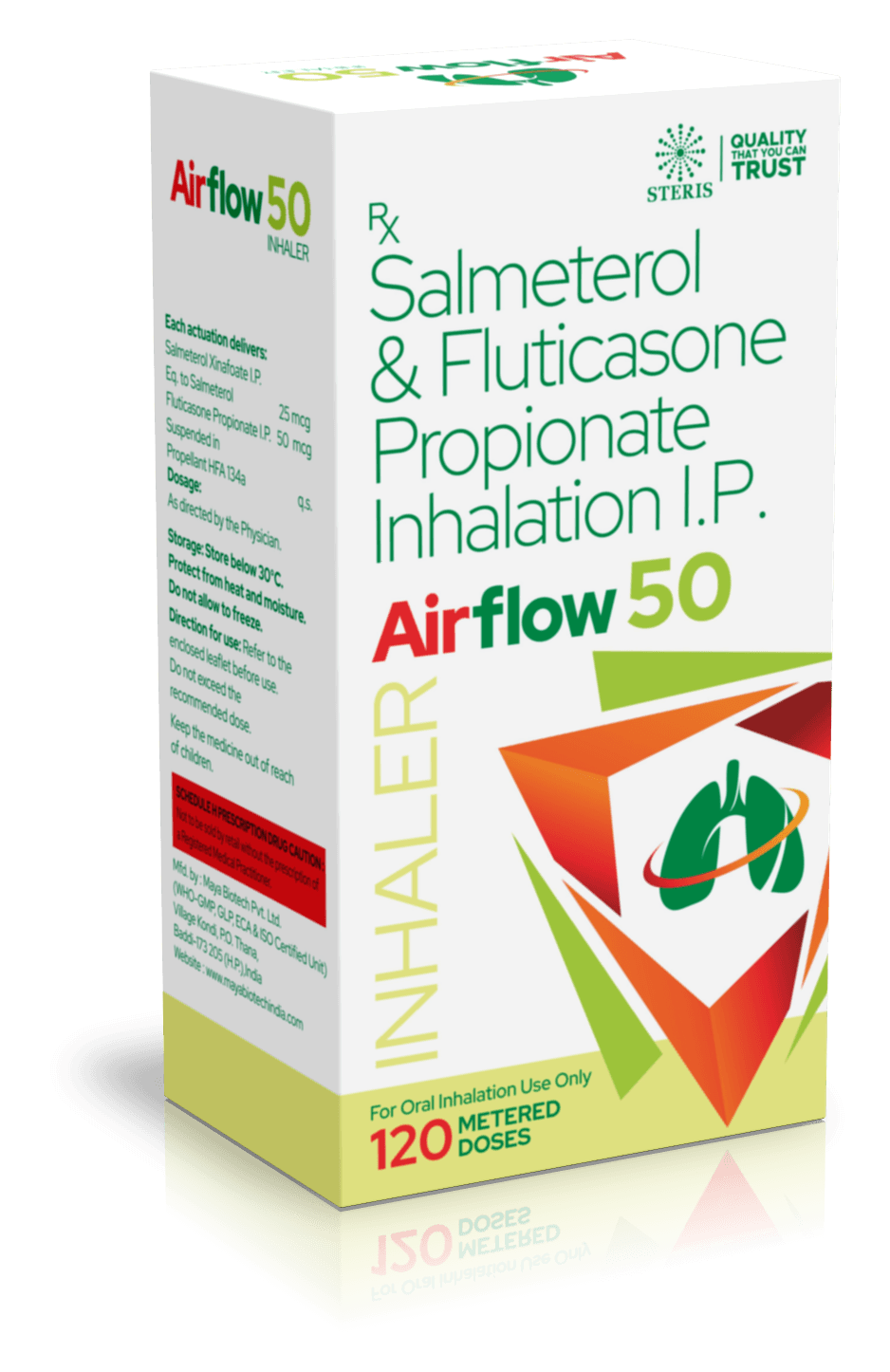 AIRFLOW 50 INH product pack