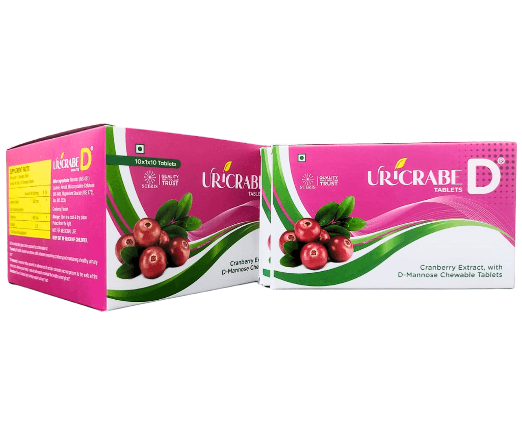 Uricrabe D Tablets product pack