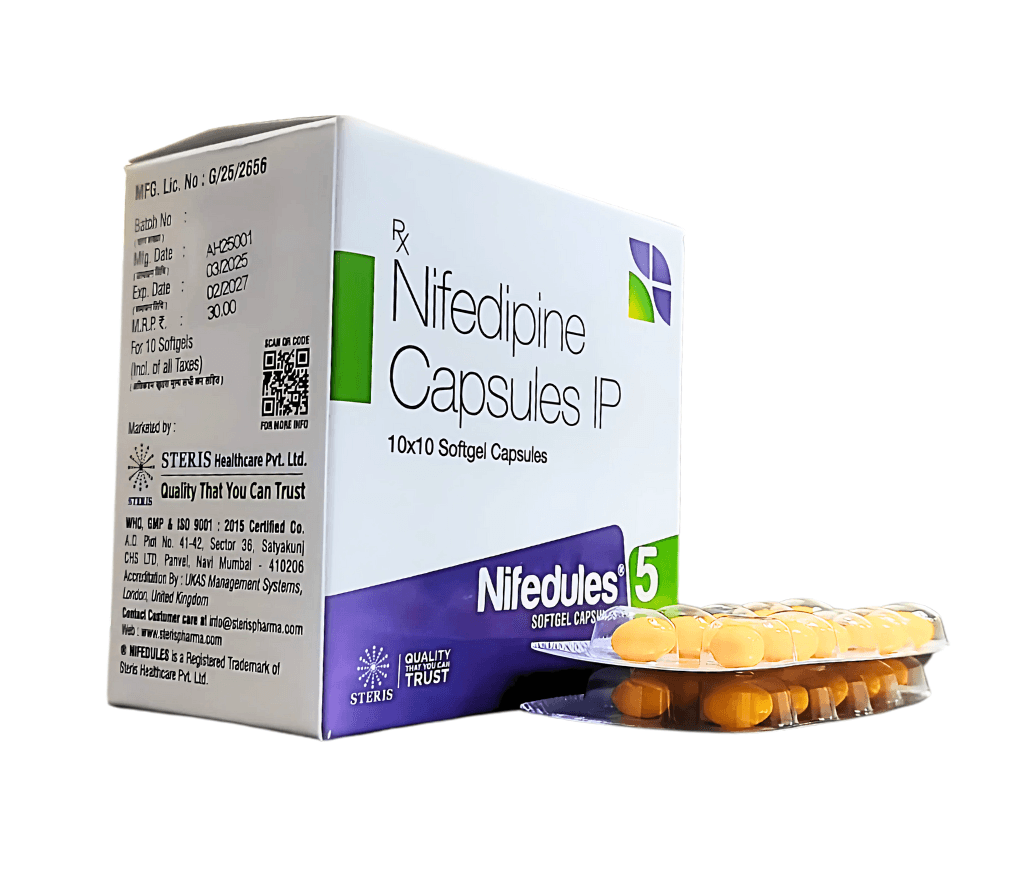 Nifedules 5 product pack