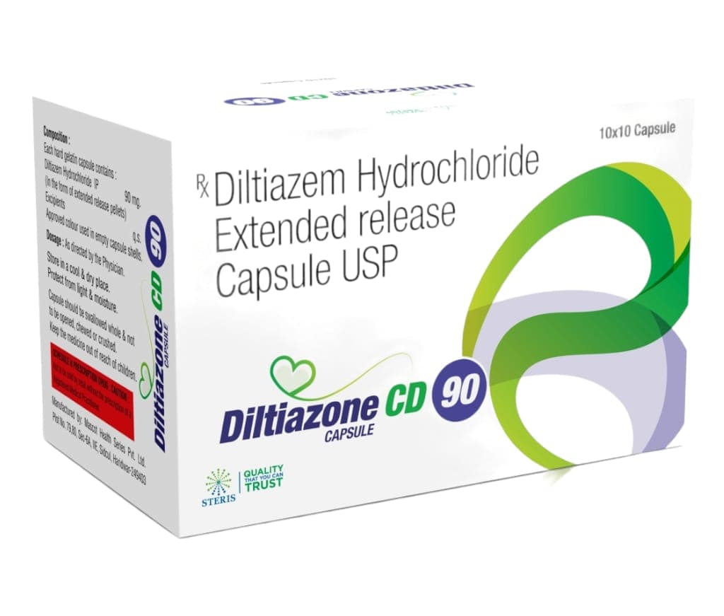 DILTIAZONE CD 90 product pack
